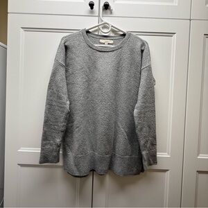 Loft Gray Crewneck Sweater